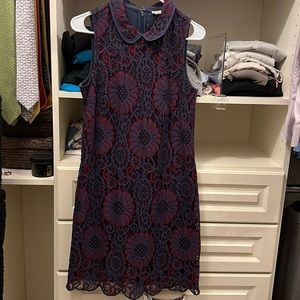 Lace Collared Dress by JCrew